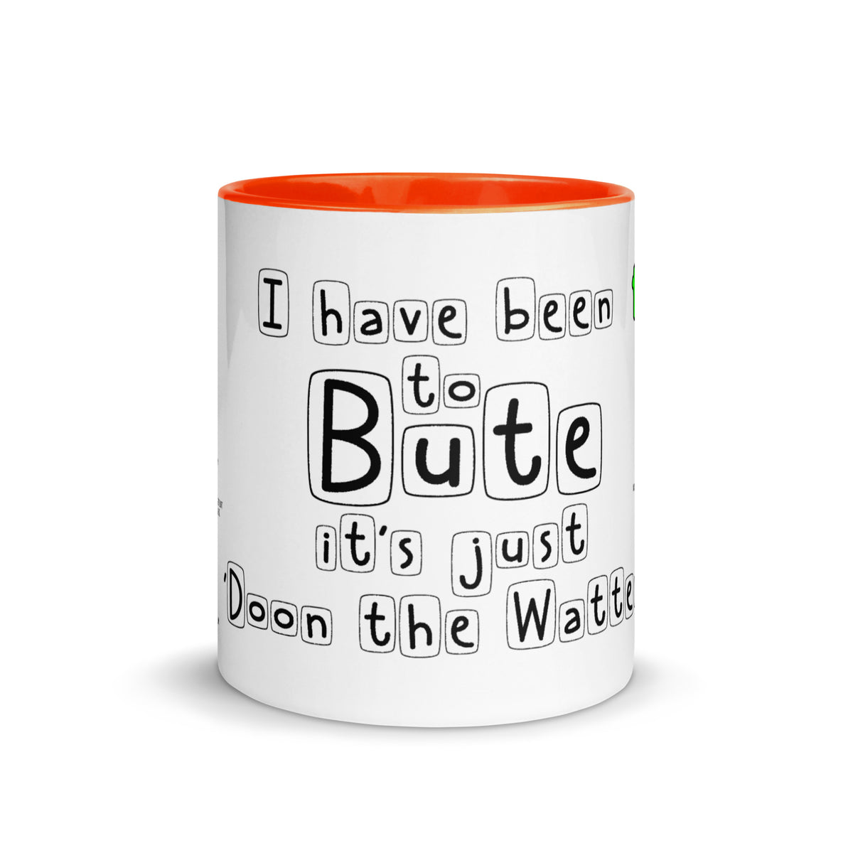 Doon the Watter Mug with Color Inside Free p&p Worldwide