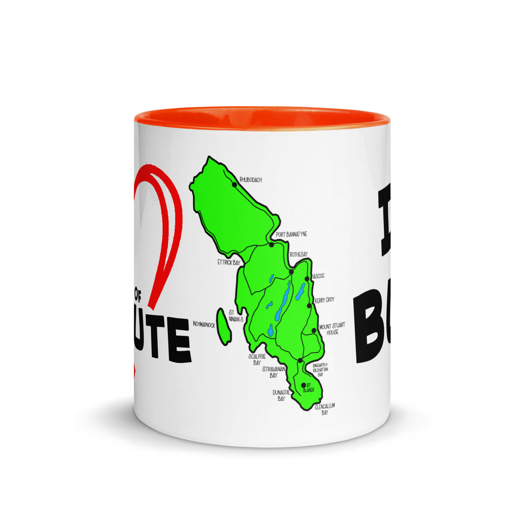 I love Bute Mug with Color Inside FREE p&p Worldwide