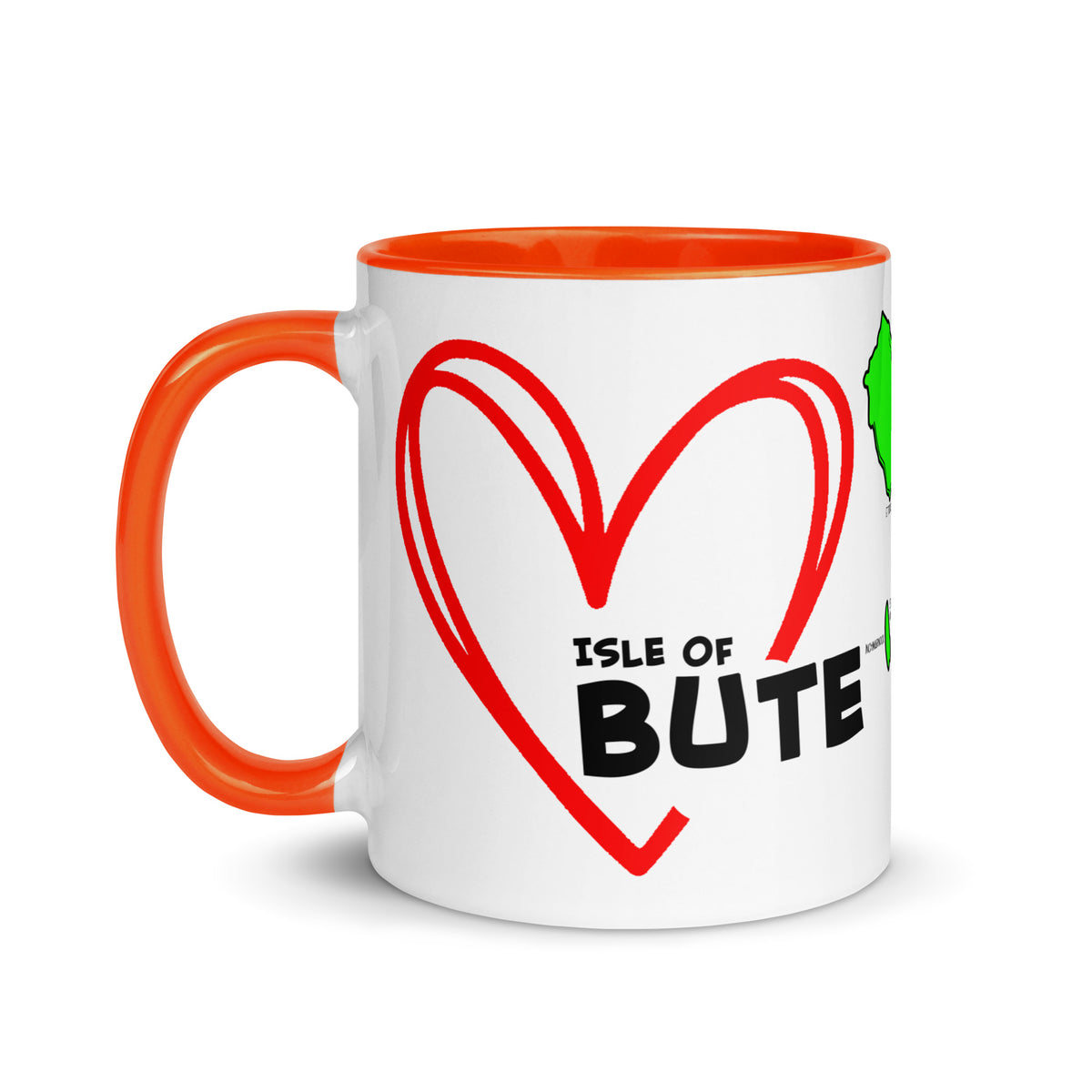 I love Bute Mug with Color Inside FREE p&p Worldwide