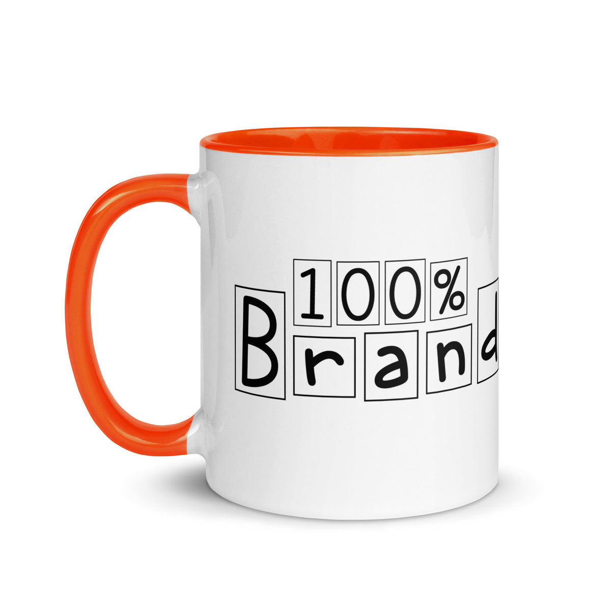 100% Brandane Mug with different colors Inside