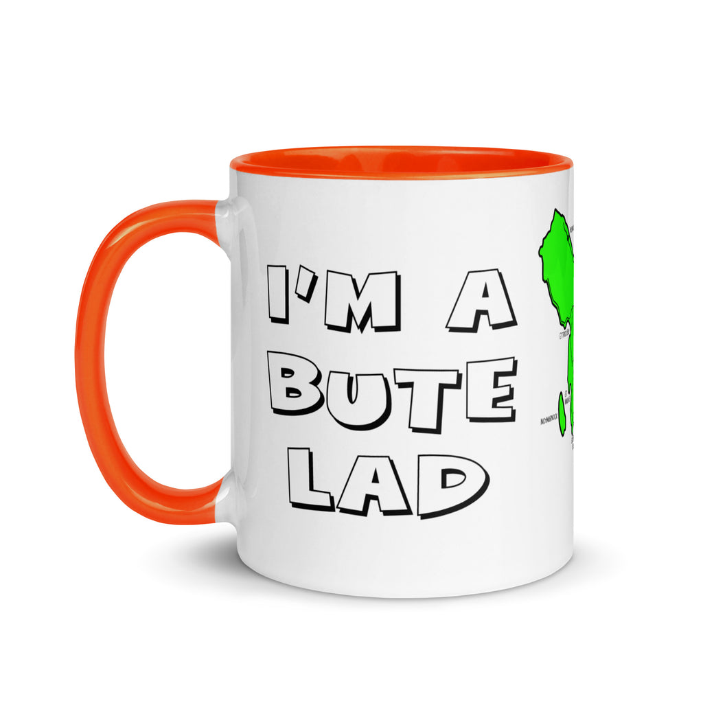 I'm a Bute Lad mug with different colors Inside