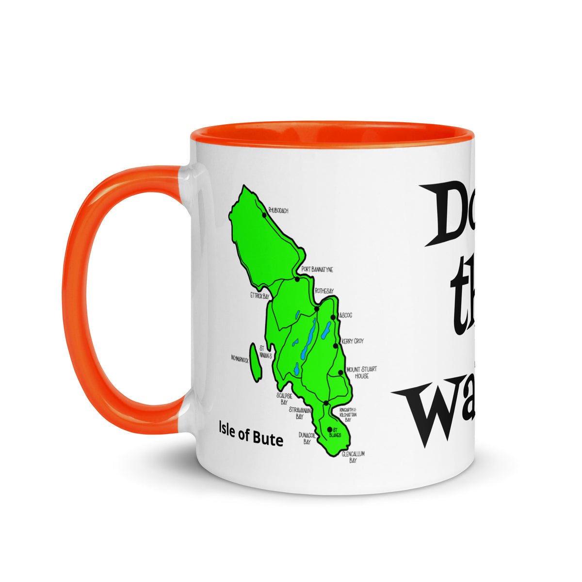 Doon the Watter, Isle of Bute Mug with different color inside