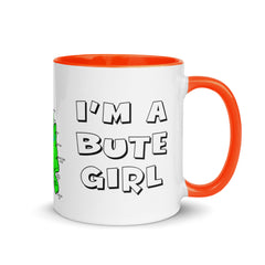 I'm a Bute Girl mug with different colors Inside