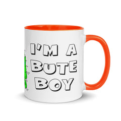 I'm a Bute Boy mug with different colors Inside