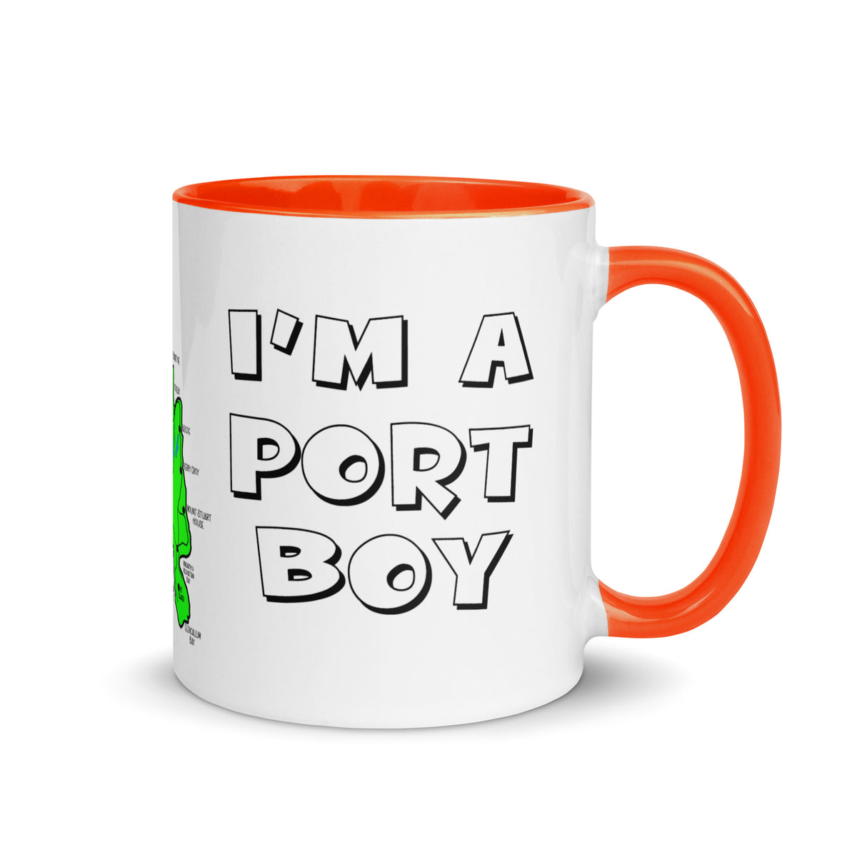 I'm a Port Boy mug with different colors Inside