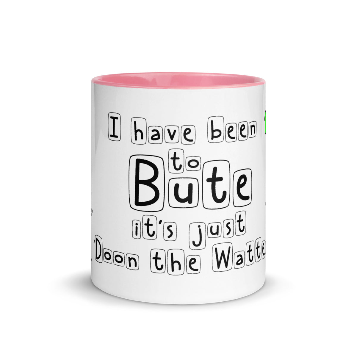 Doon the Watter Mug with Color Inside Free p&p Worldwide