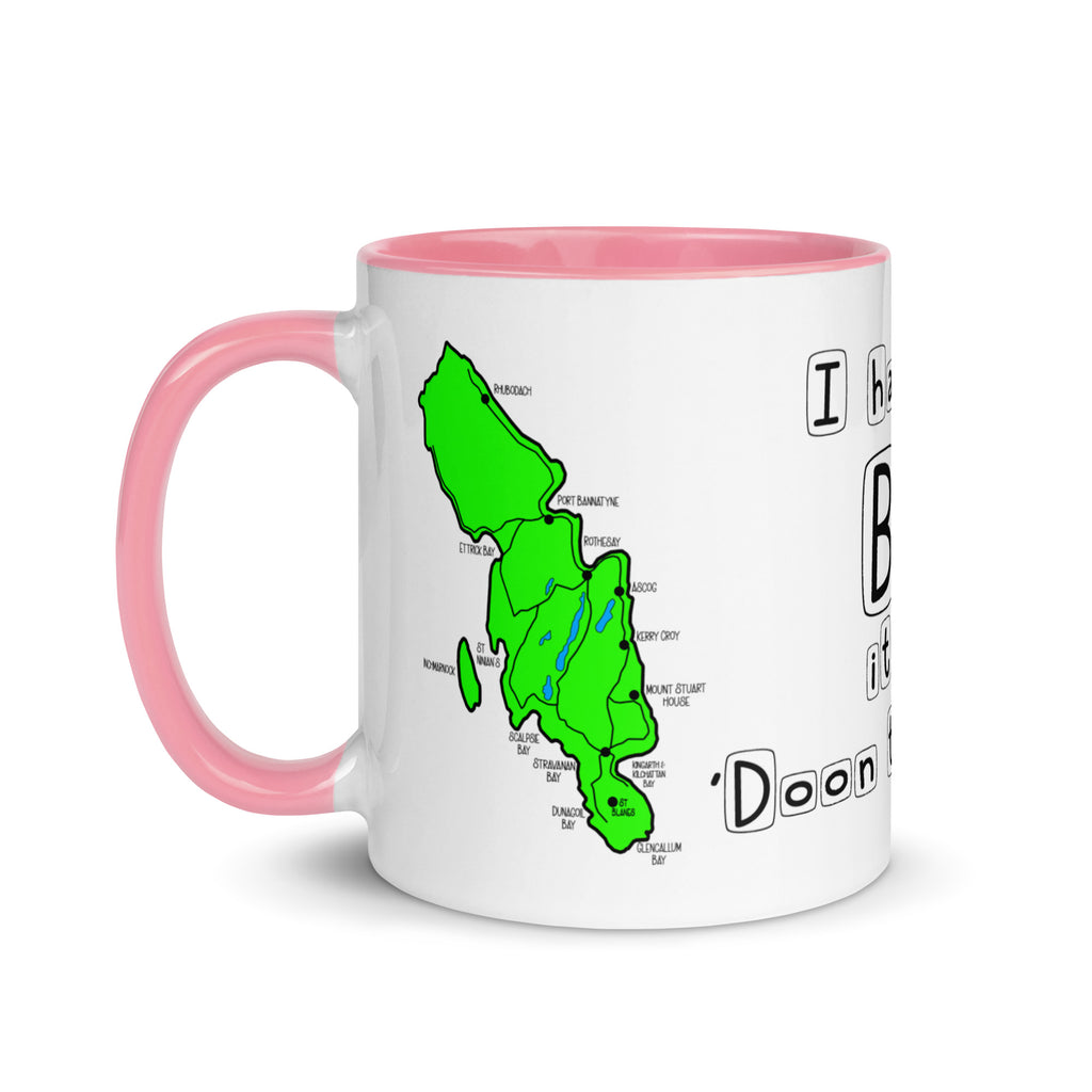 Doon the Watter Mug with Color Inside Free p&p Worldwide