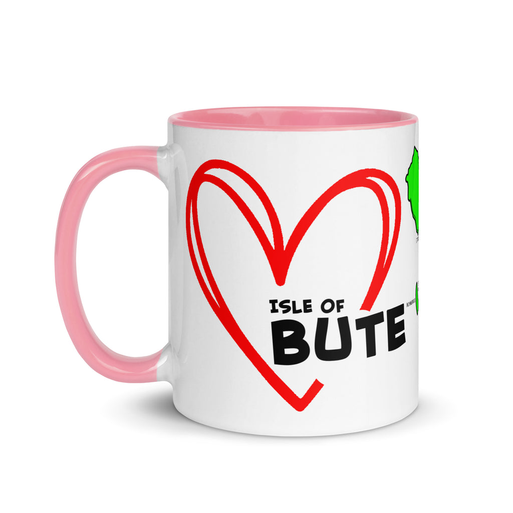 I love Bute Mug with Color Inside FREE p&p Worldwide