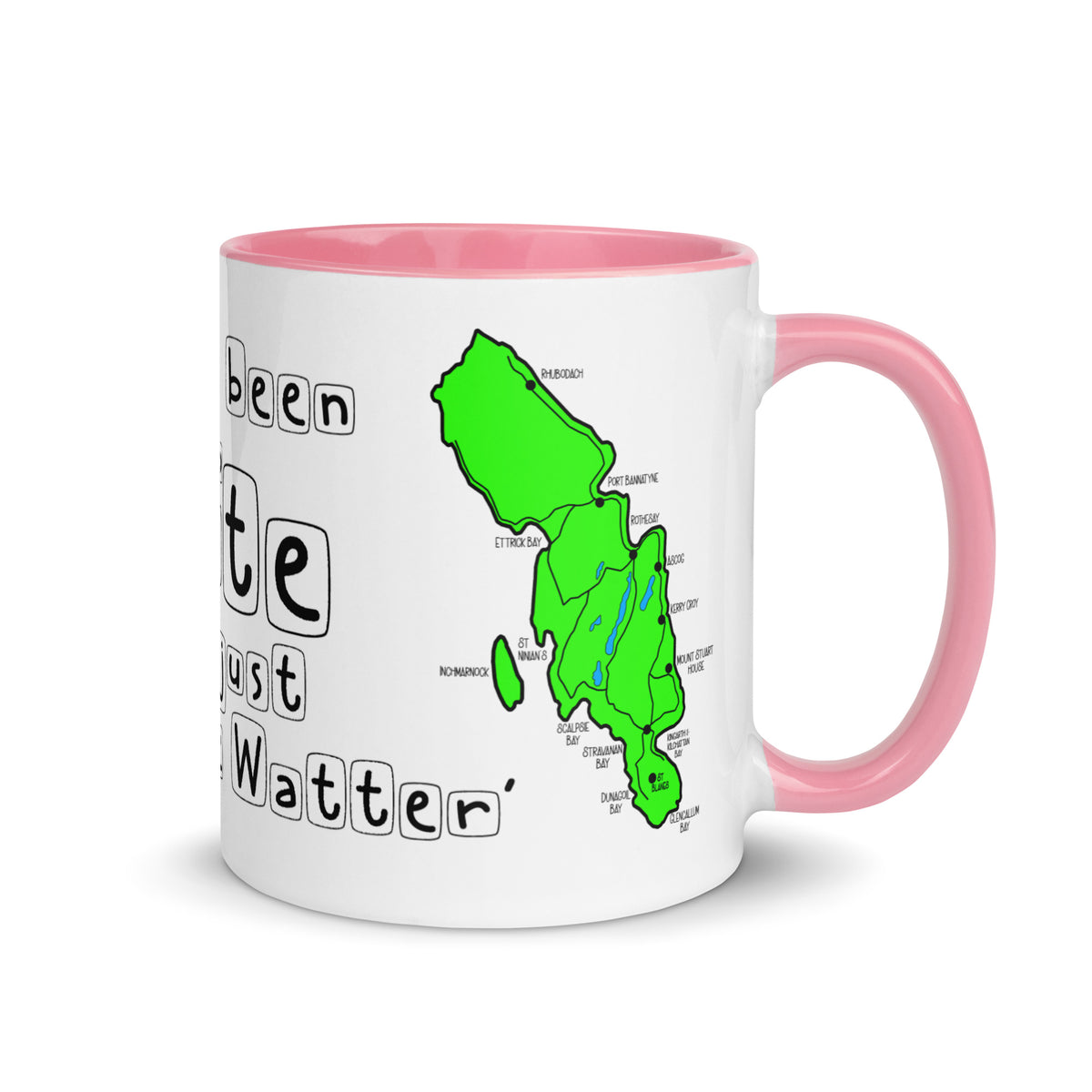 Doon the Watter Mug with Color Inside Free p&p Worldwide