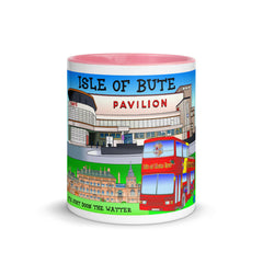 Rothesay Pavilion and Mount Stuart mug with different colors Inside