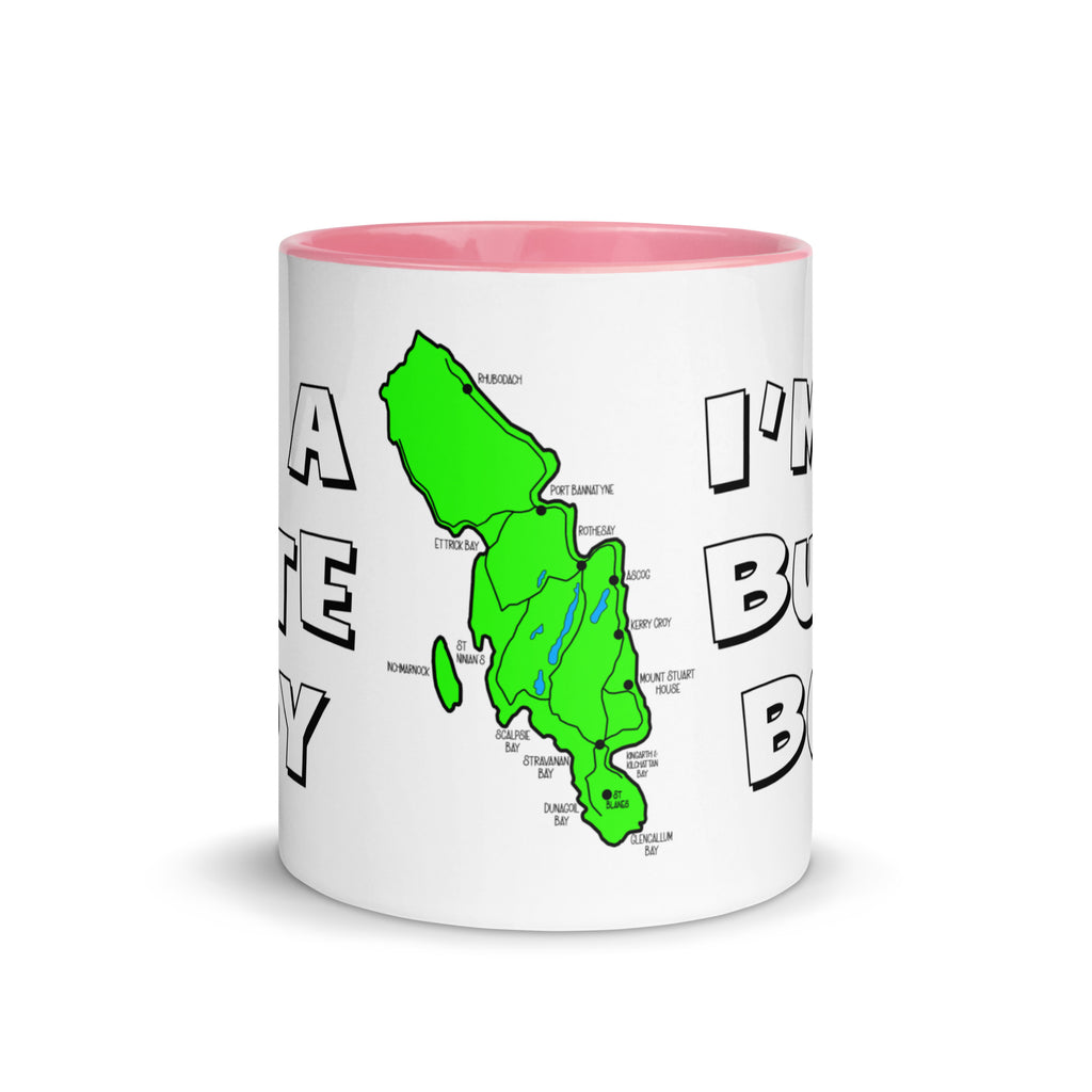 I'm a Bute Boy mug with different colors Inside