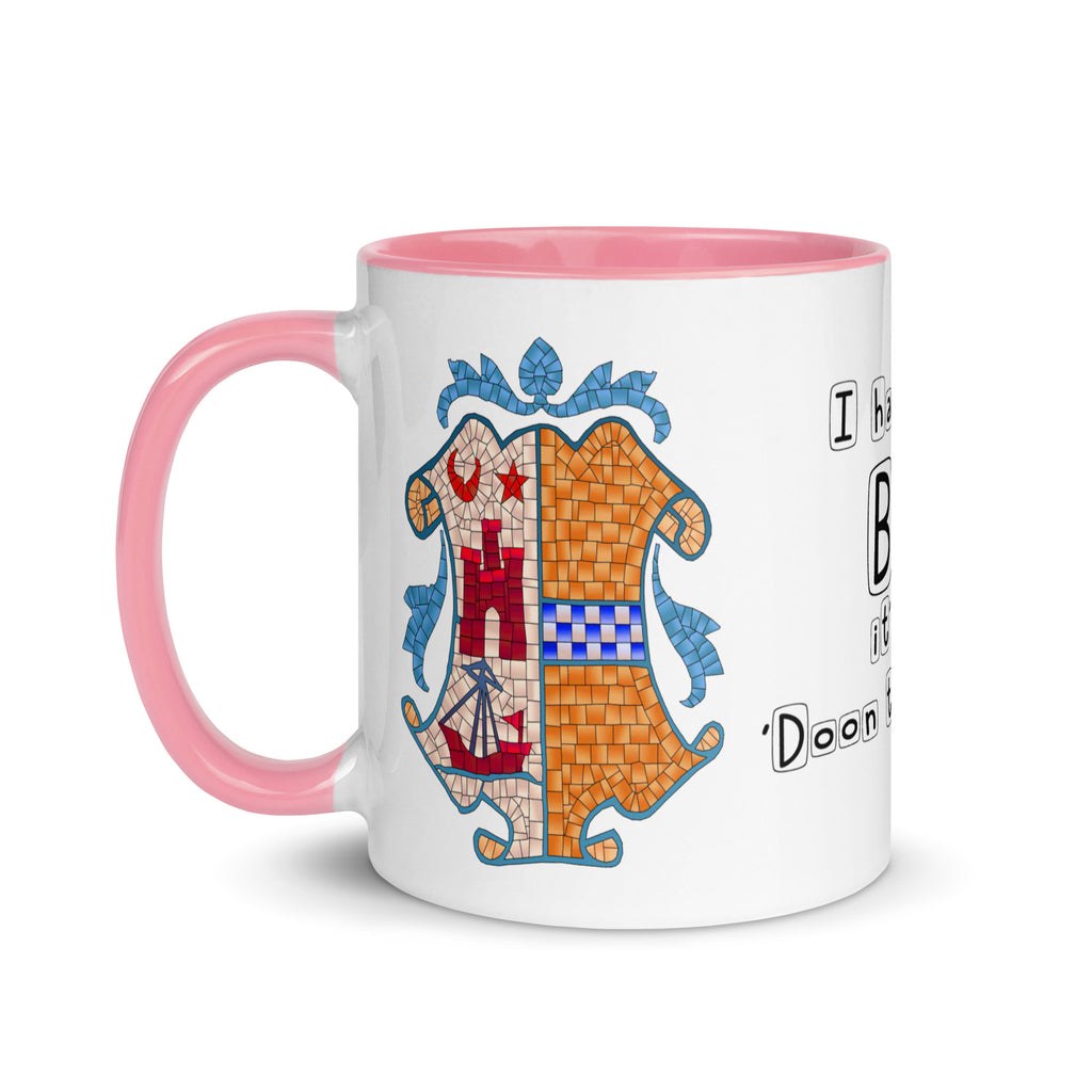 I have been to Bute, its just 'doon the watter' mug with different colors Inside