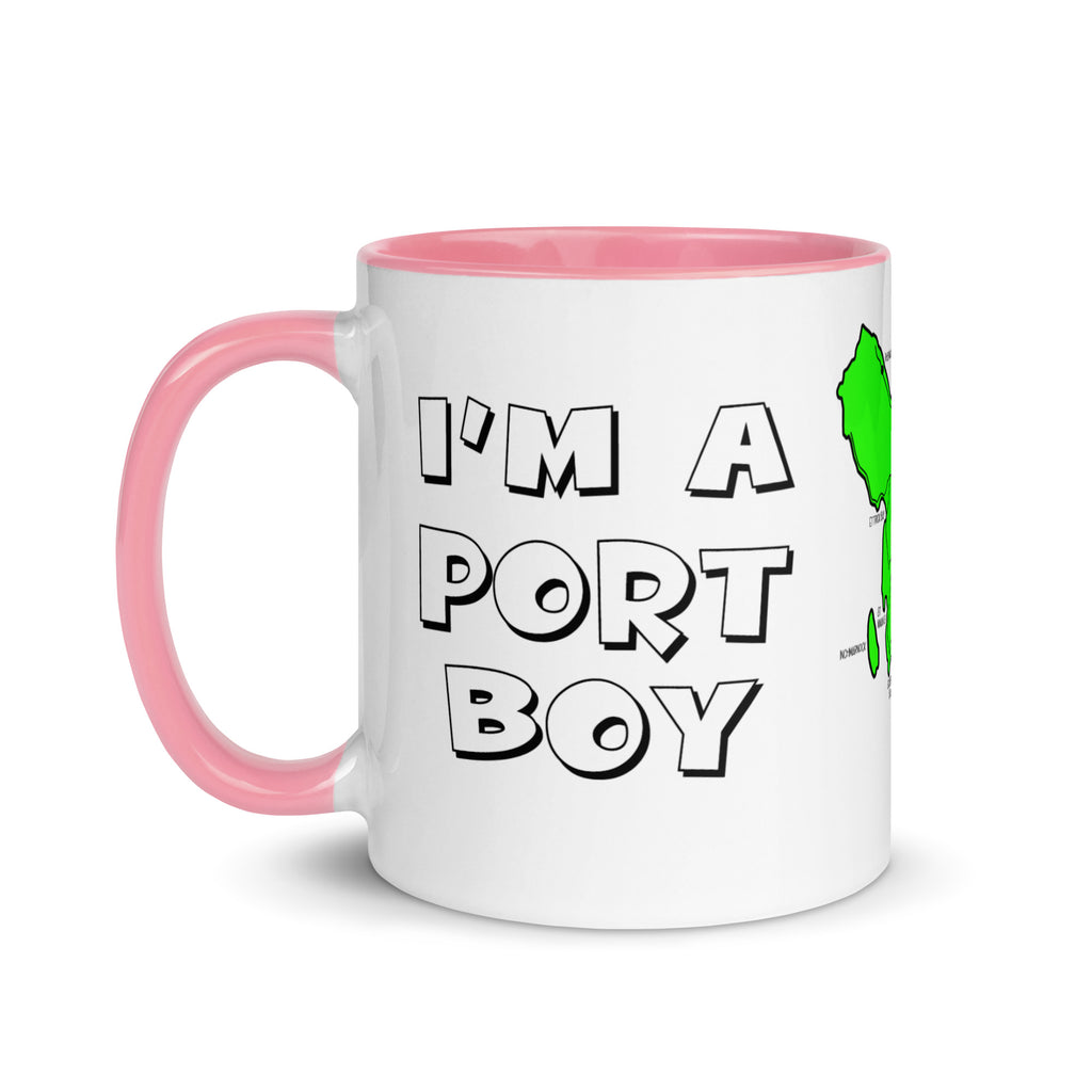 I'm a Port Boy mug with different colors Inside