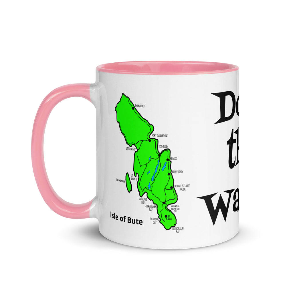 Doon the Watter, Isle of Bute Mug with different color inside