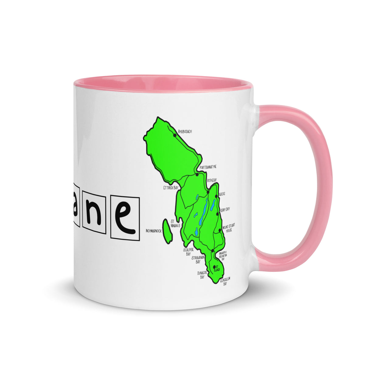 100% Brandane Mug with different colors Inside