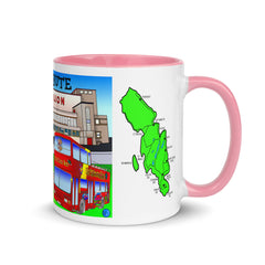 Rothesay Pavilion and Mount Stuart mug with different colors Inside