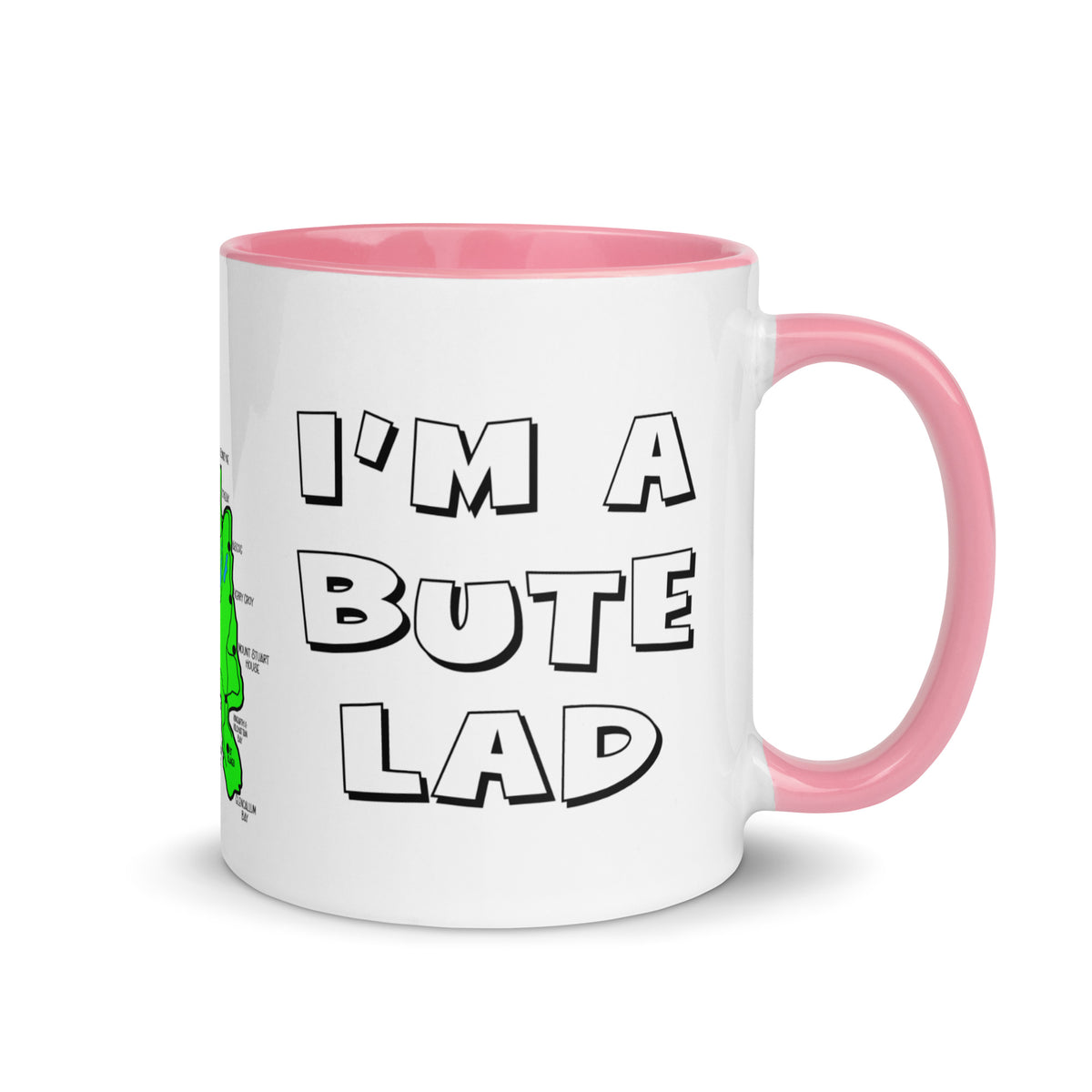 I'm a Bute Lad mug with different colors Inside