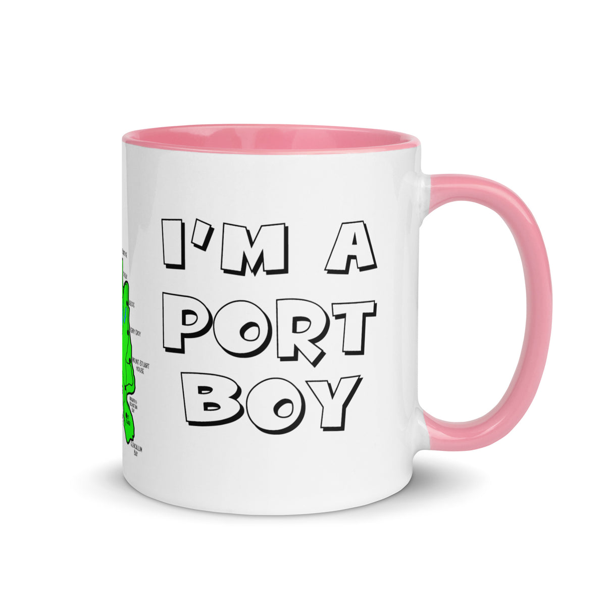 I'm a Port Boy mug with different colors Inside