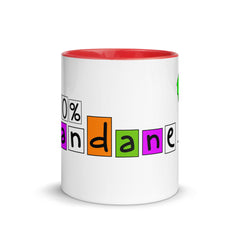 100% Brandane Mug with different colors Inside