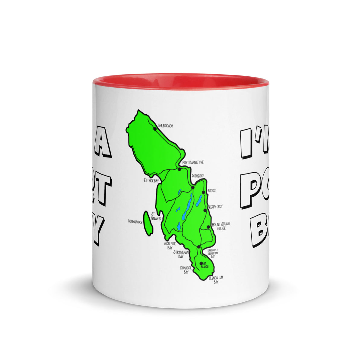 I'm a Port Boy mug with different colors Inside