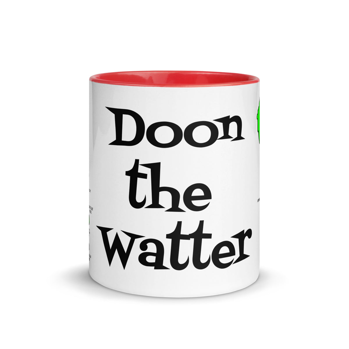 Doon the Watter, Isle of Bute Mug with different color inside
