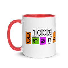 100% Brandane Mug with different colors Inside