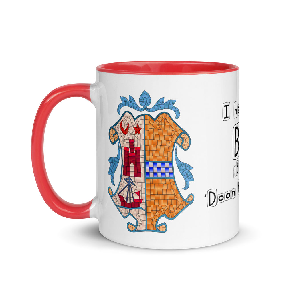 I have been to Bute, its just 'doon the watter' mug with different colors Inside