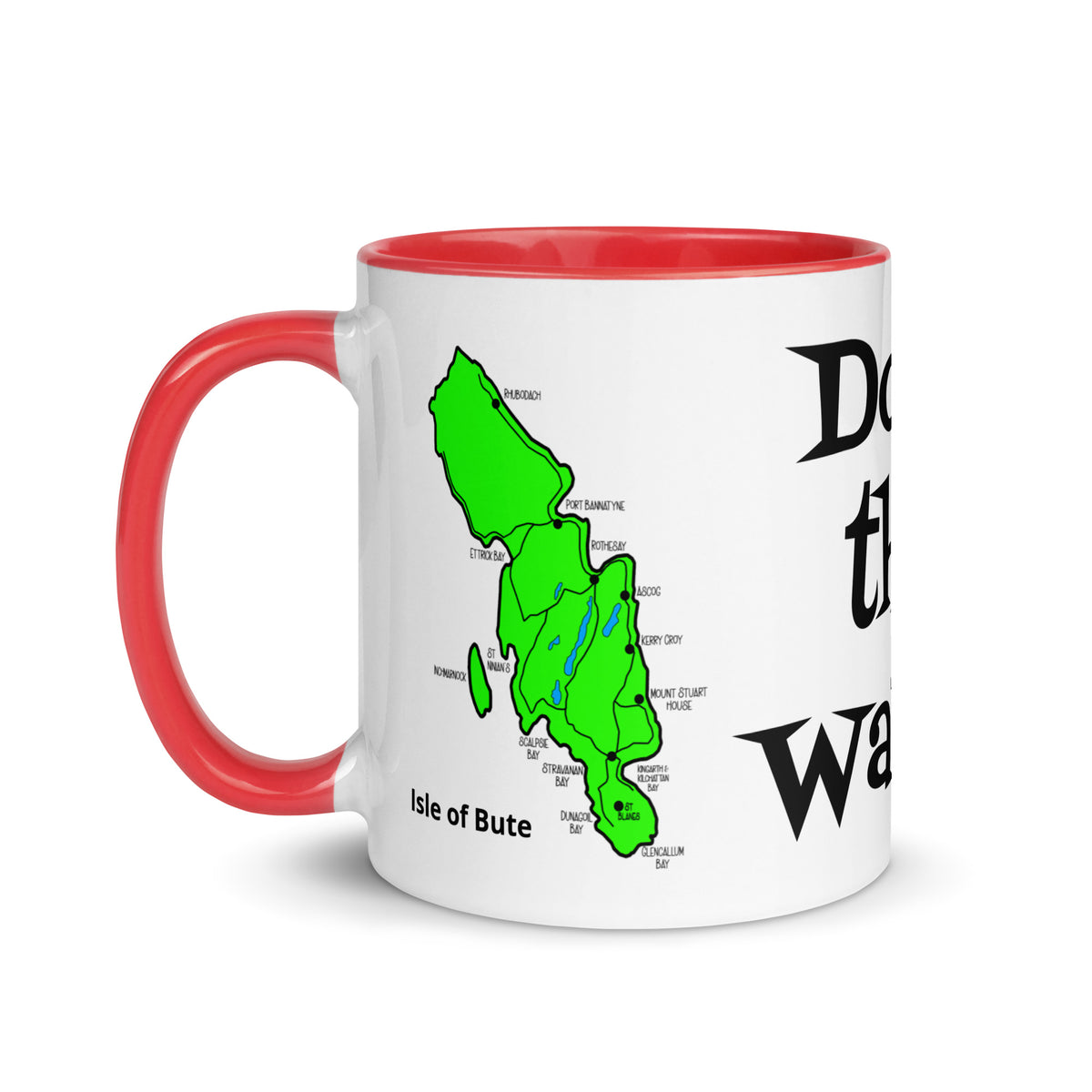 Doon the Watter, Isle of Bute Mug with different color inside