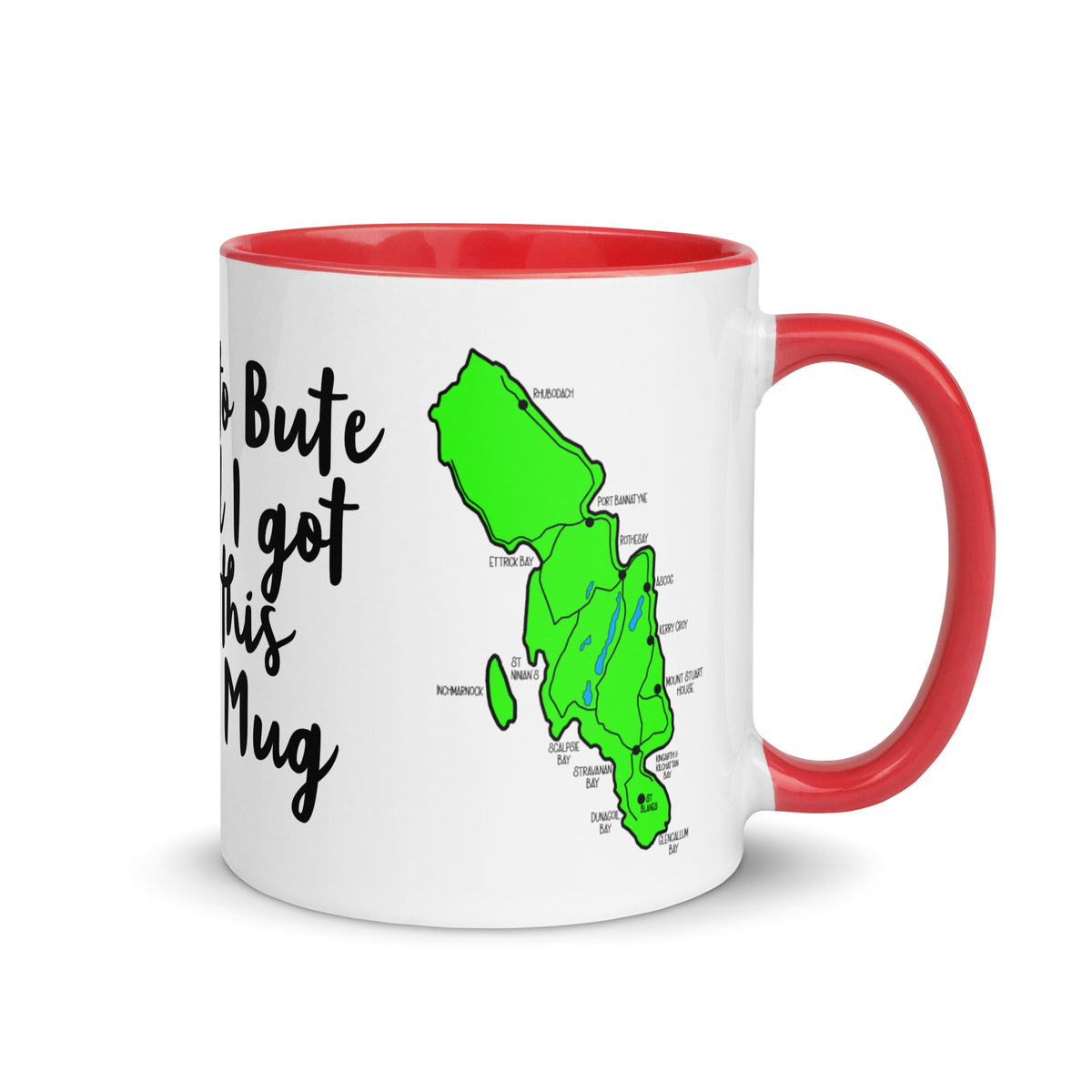 I went to Rothesay and all I got was a lousy mug with different colors Inside