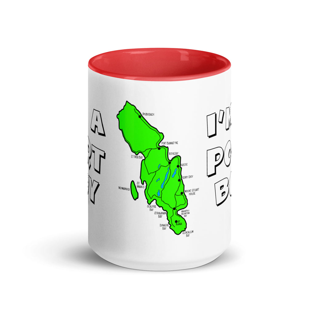 I'm a Port Boy mug with different colors Inside