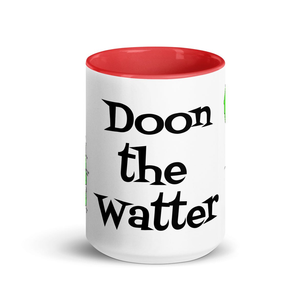 Doon the Watter, Isle of Bute Mug with different color inside