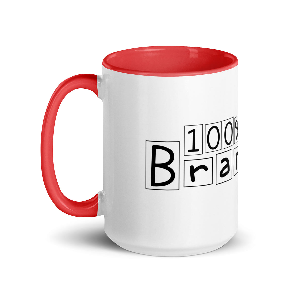 100% Brandane Mug with different colors Inside
