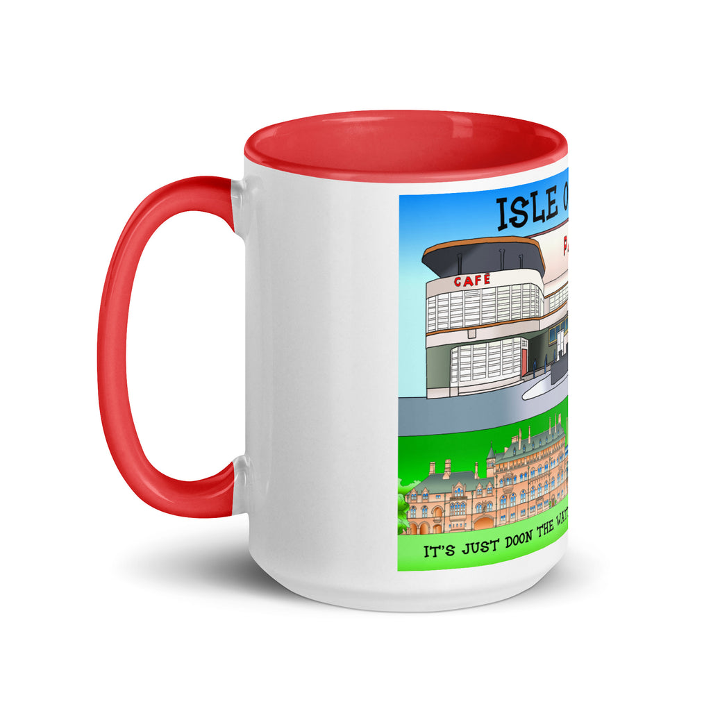Rothesay Pavilion and Mount Stuart mug with different colors Inside