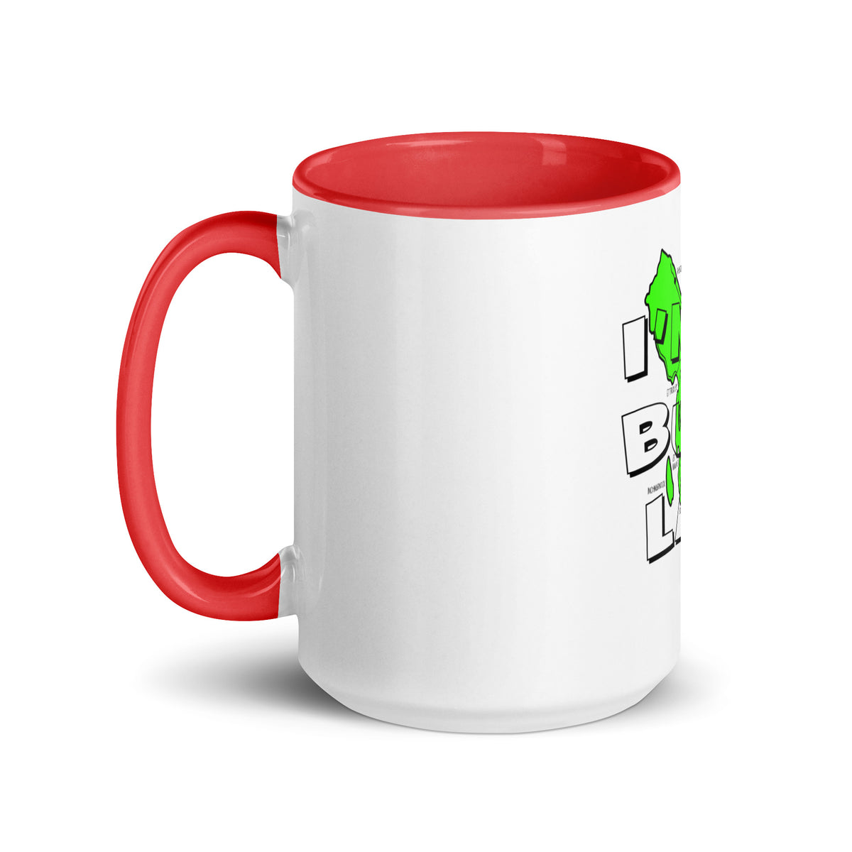 I'm a Bute Lad mug with different colors Inside