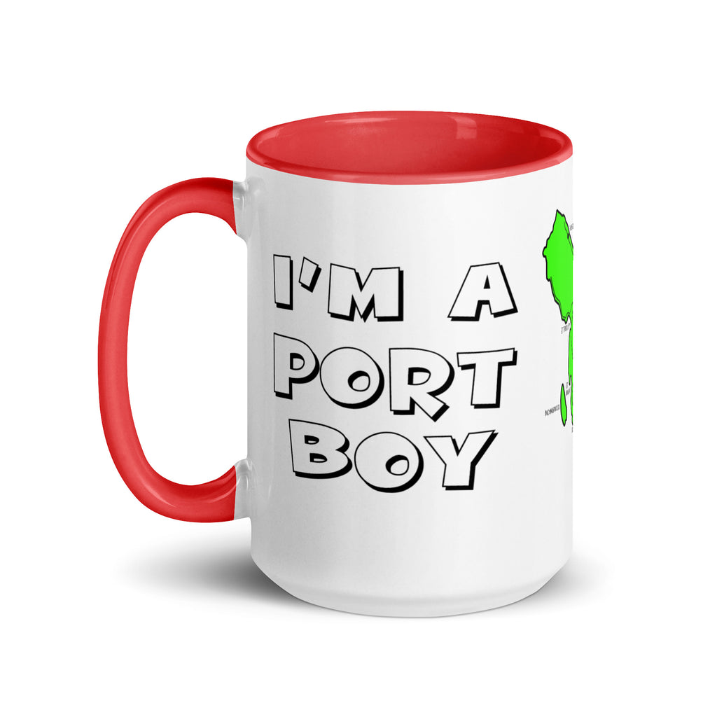 I'm a Port Boy mug with different colors Inside