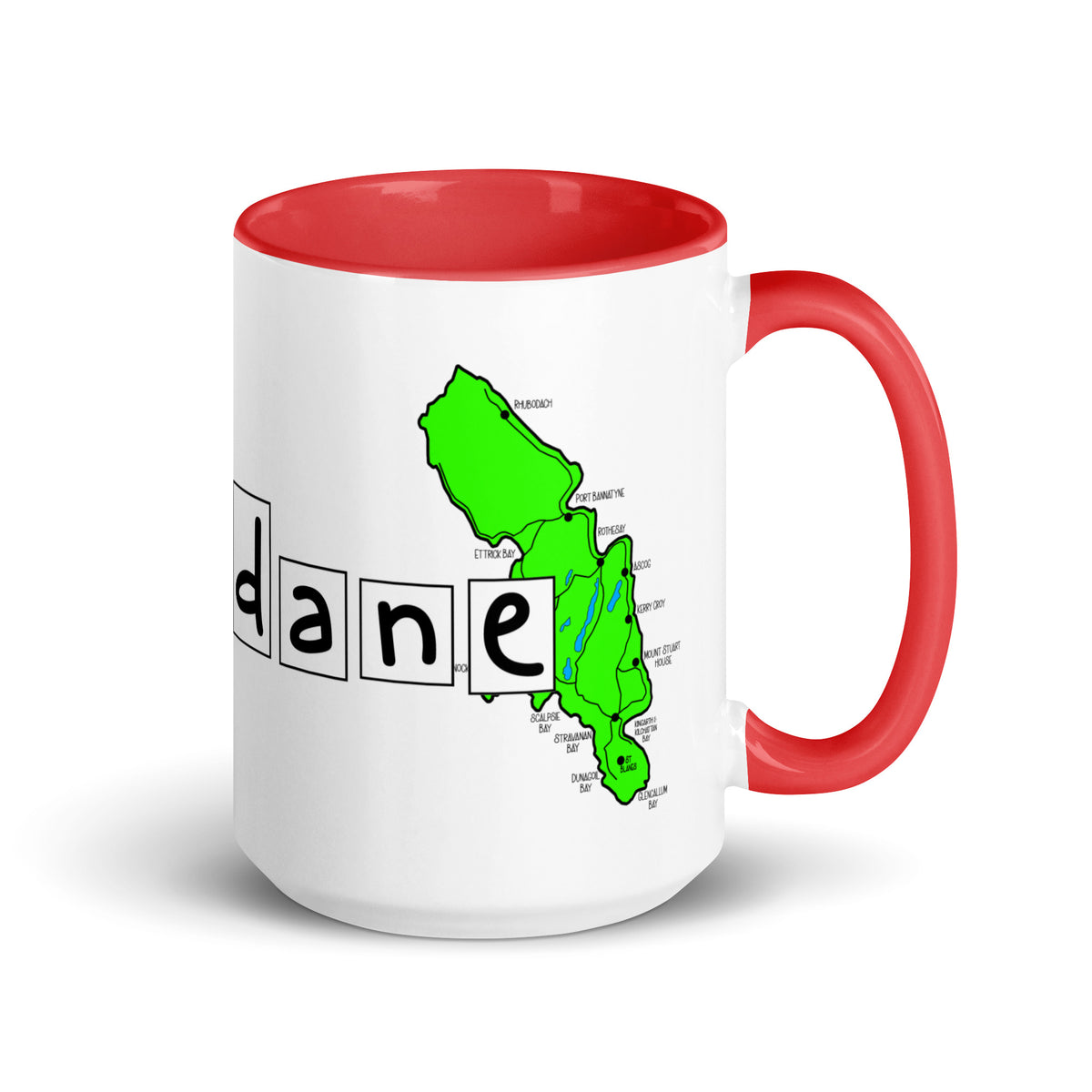 100% Brandane Mug with different colors Inside