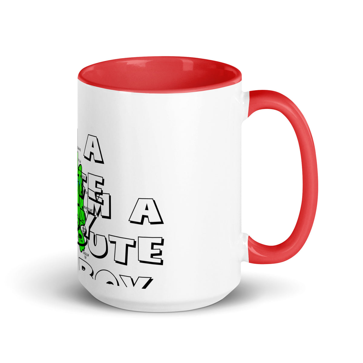 I'm a Bute Boy mug with different colors Inside