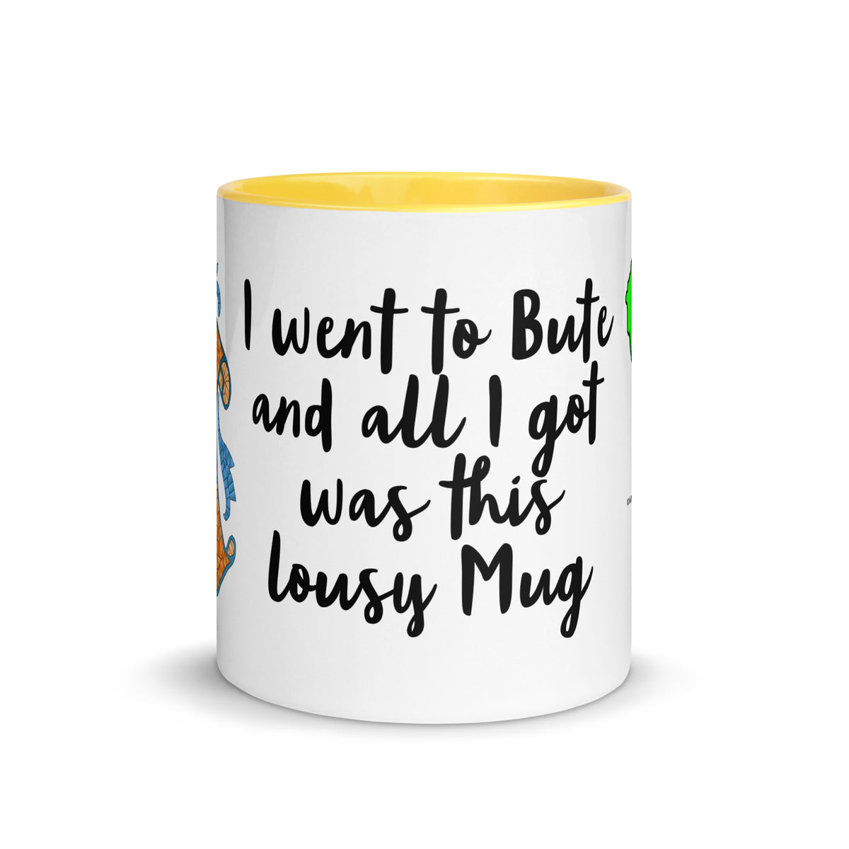 I went to Rothesay and all I got was a lousy mug with different colors Inside