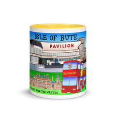 Rothesay Pavilion and Mount Stuart mug with different colors Inside