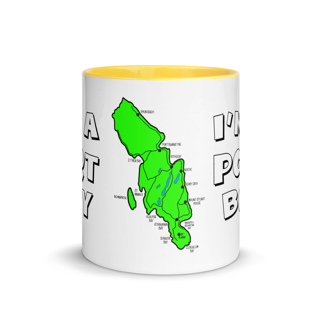 I'm a Port Boy mug with different colors Inside