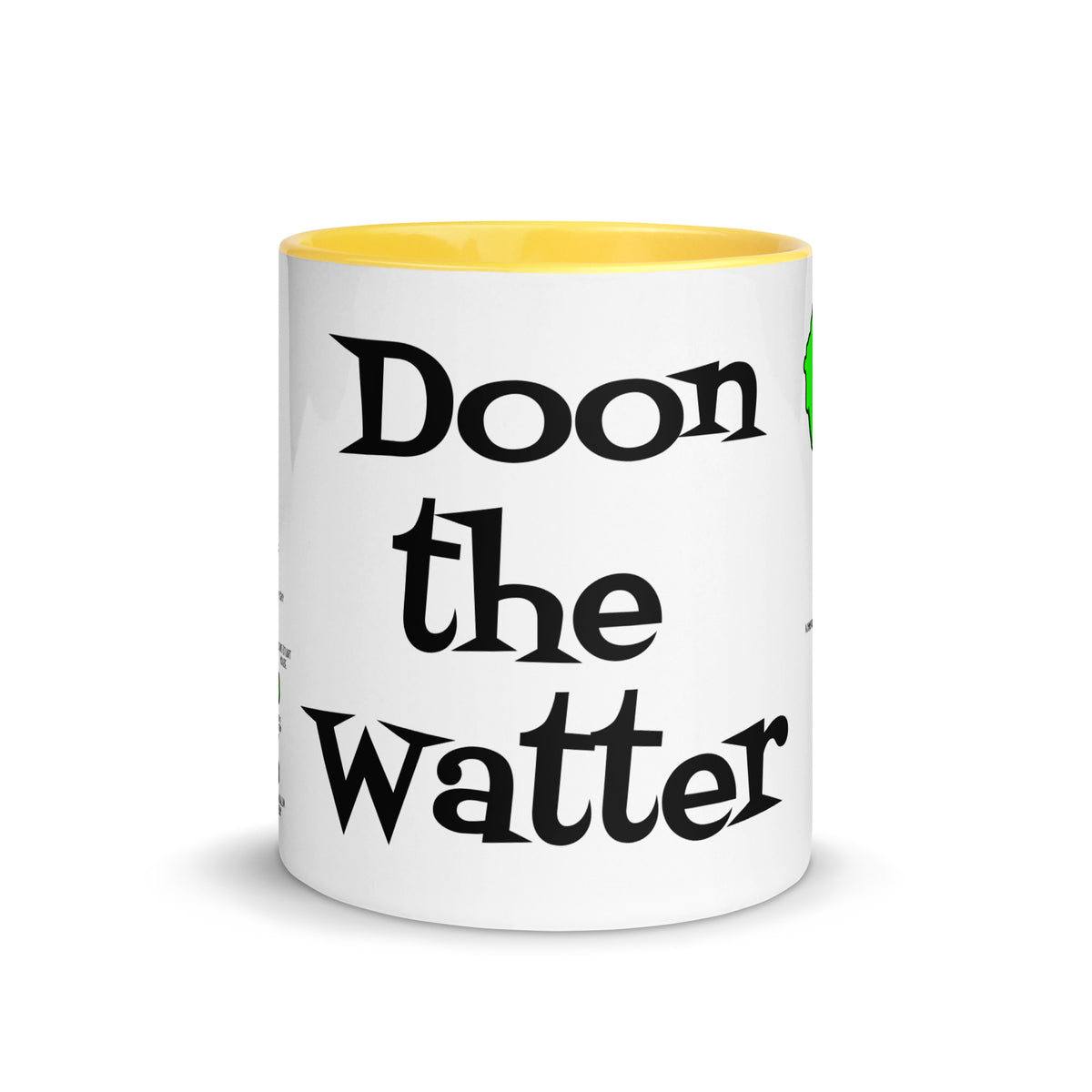 Doon the Watter, Isle of Bute Mug with different color inside