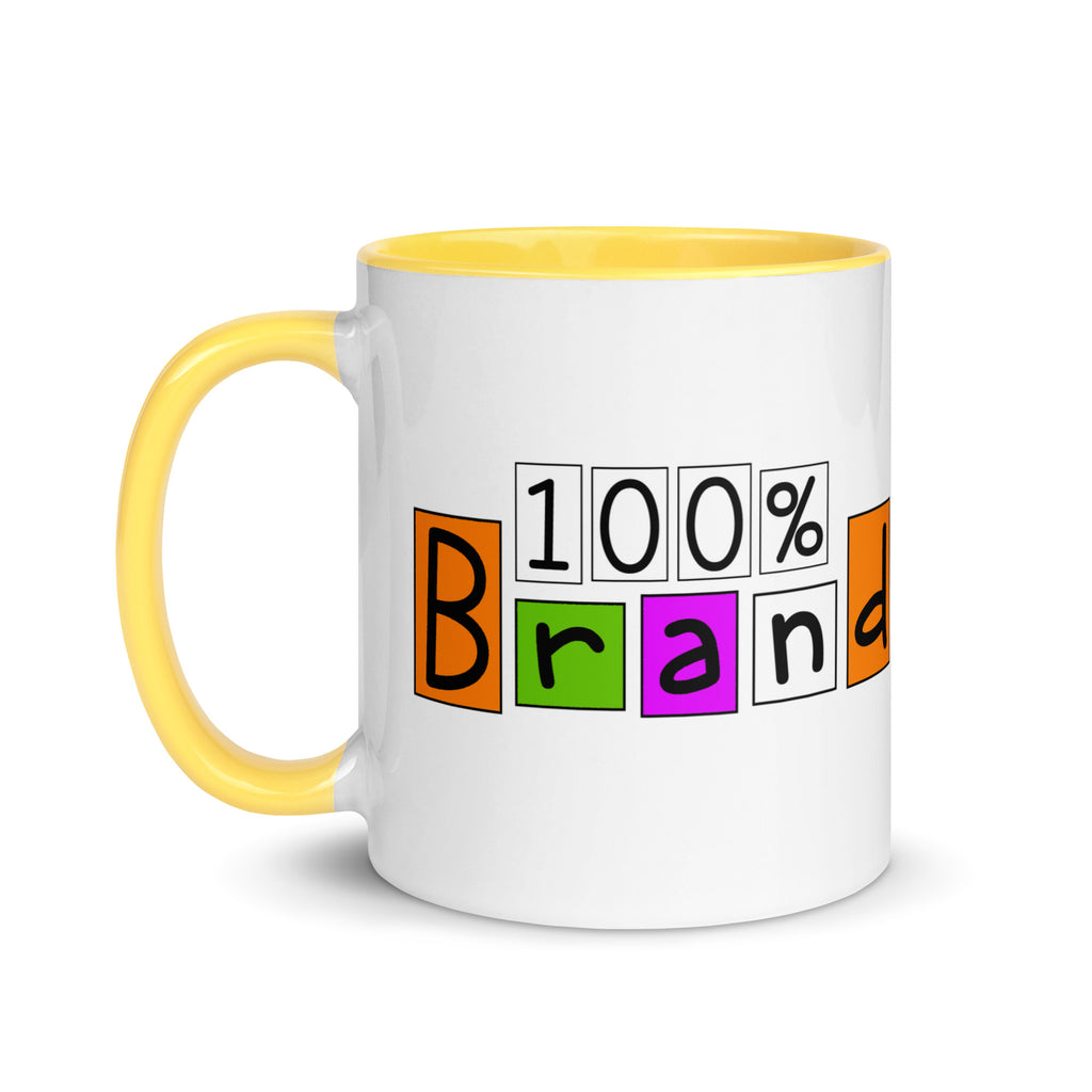 100% Brandane Mug with different colors Inside