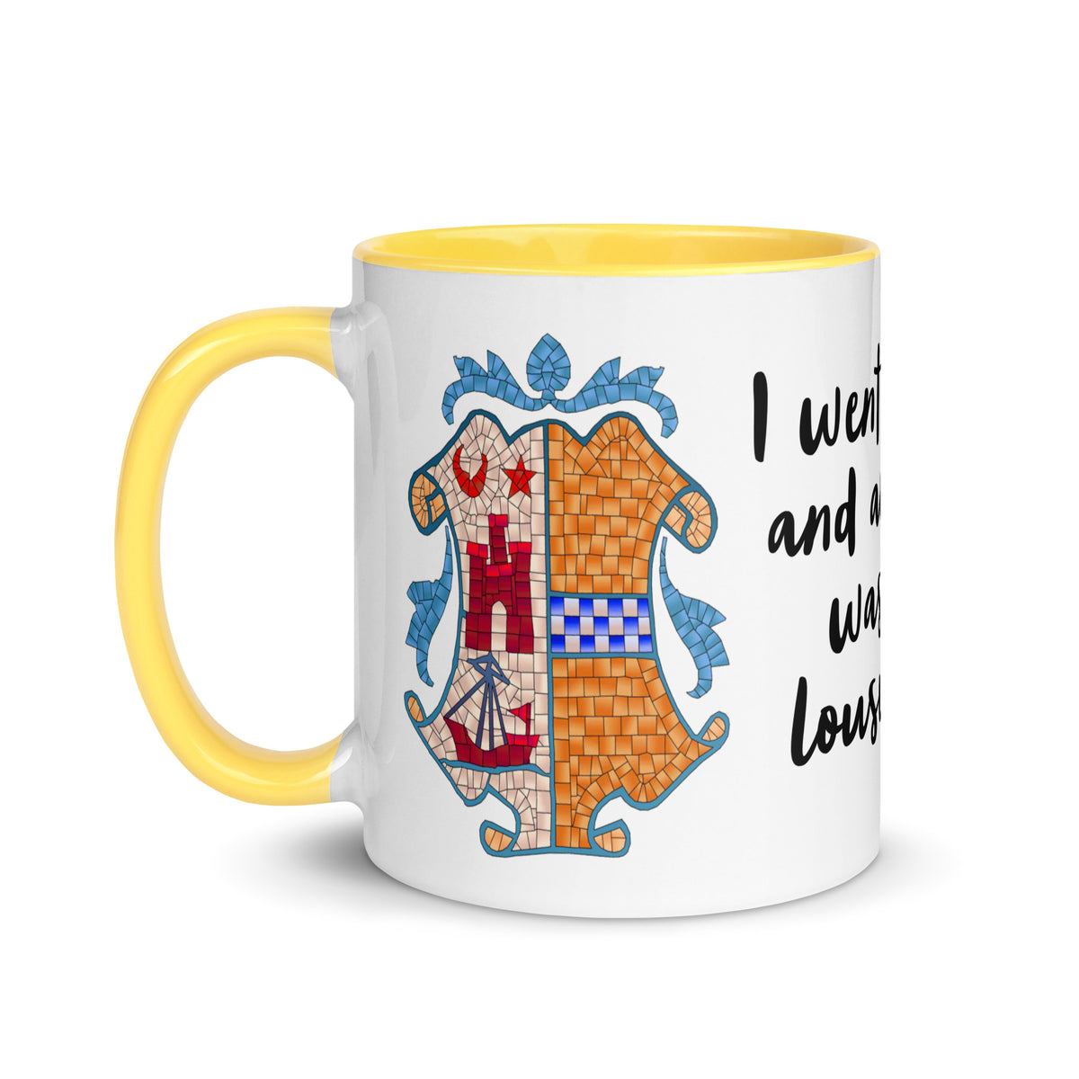 I went to Rothesay and all I got was a lousy mug with different colors Inside