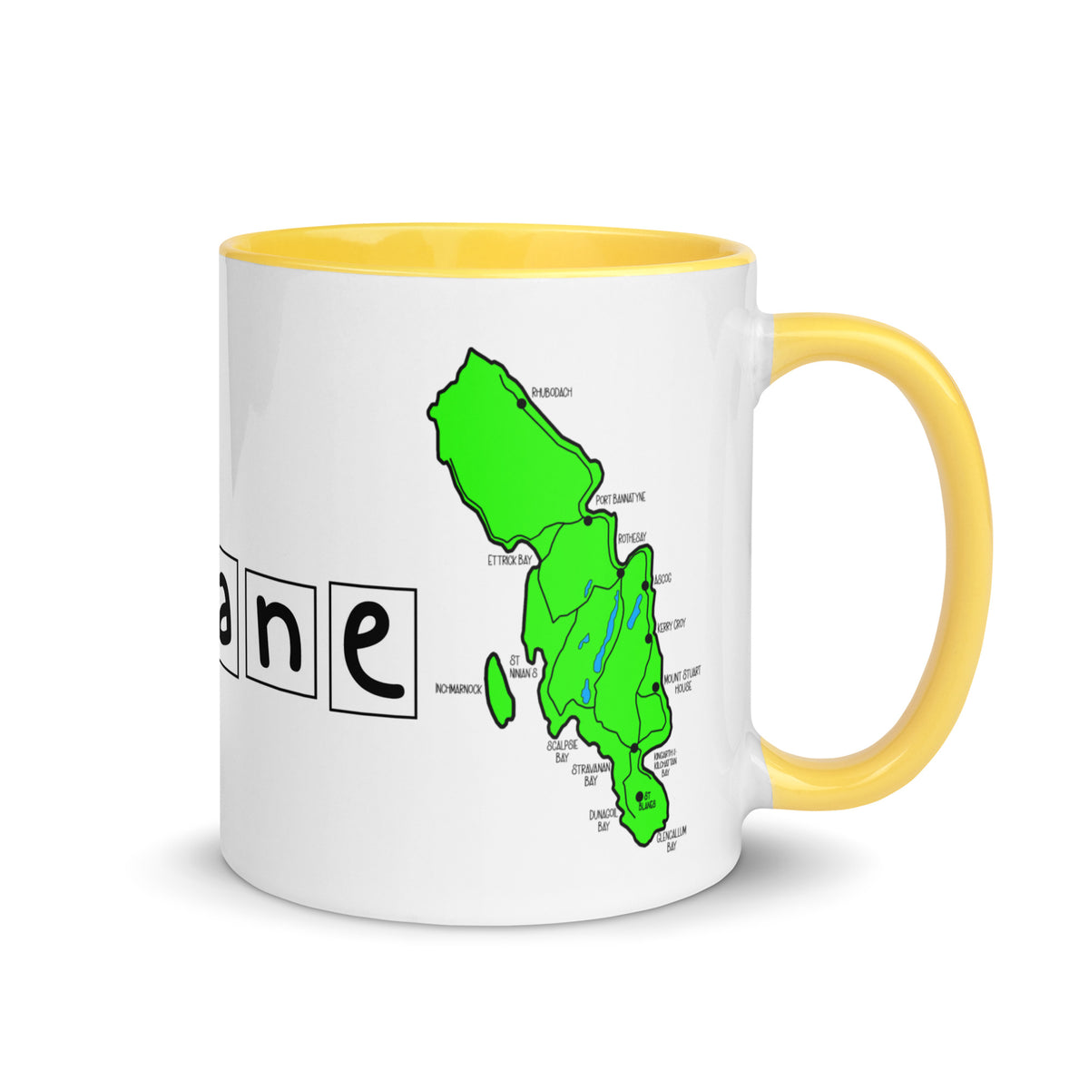 100% Brandane Mug with different colors Inside