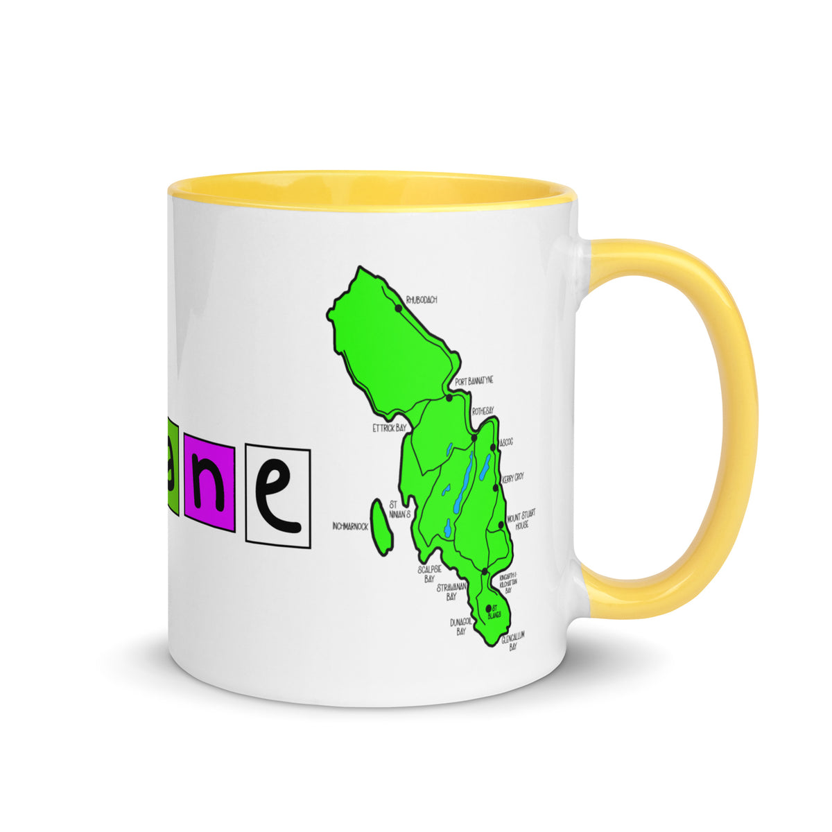 100% Brandane Mug with different colors Inside