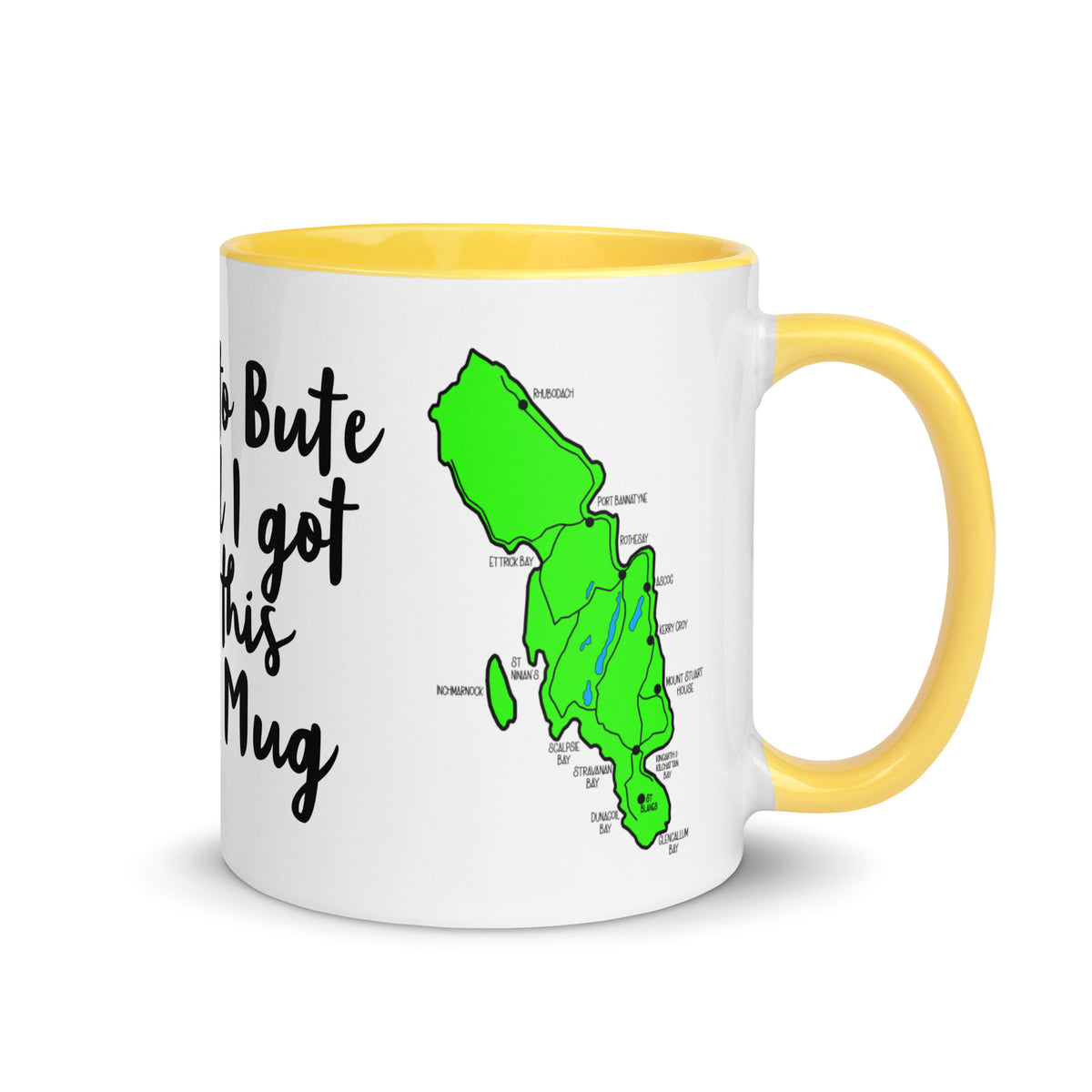 I went to Rothesay and all I got was a lousy mug with different colors Inside