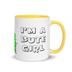 I'm a Bute Girl mug with different colors Inside