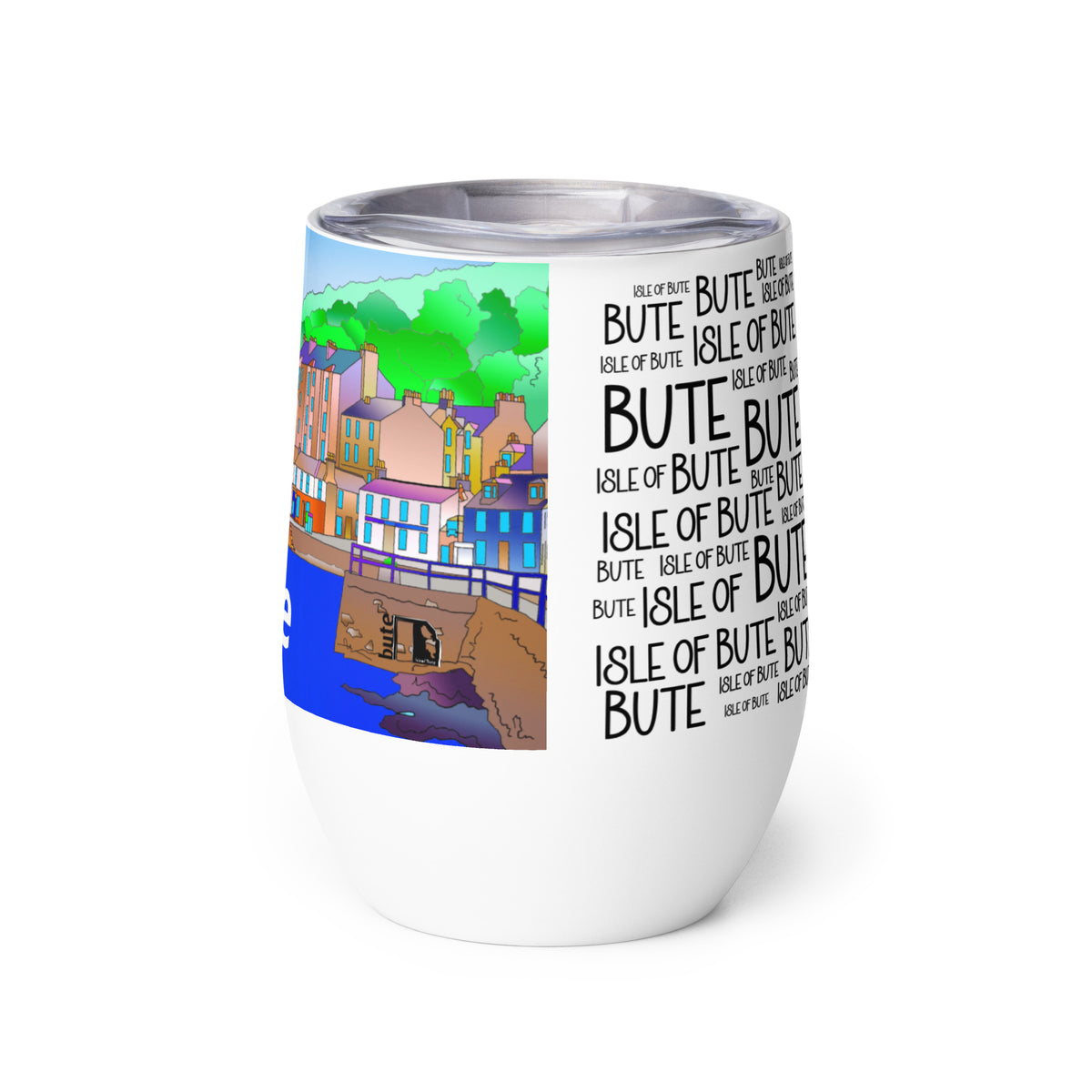 Port Bannatyne Isle of Bute Wine tumbler
