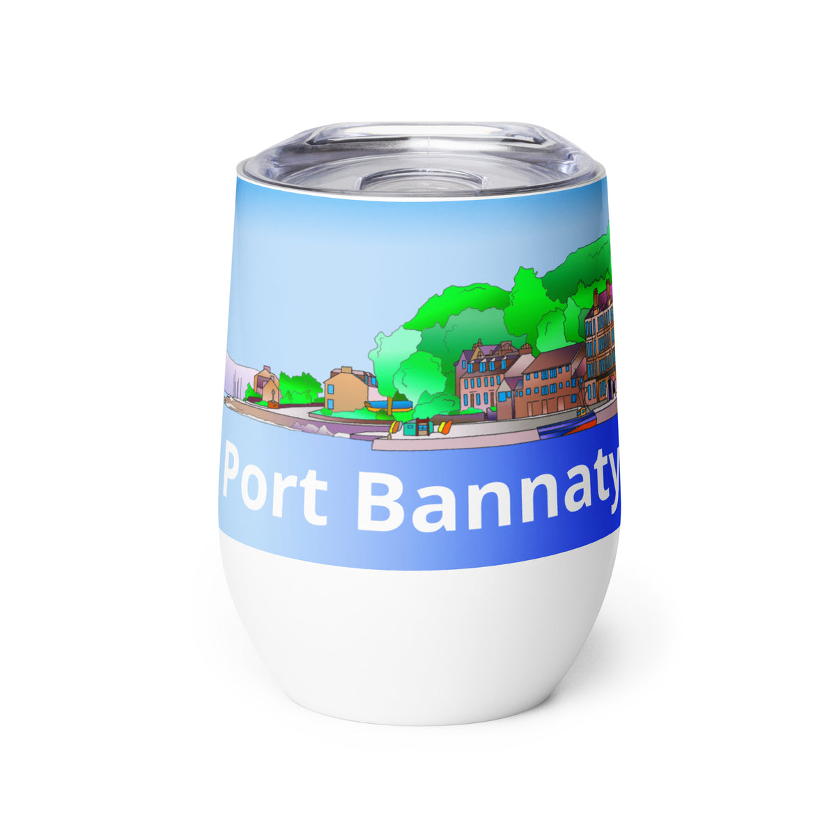 Port Bannatyne Isle of Bute Wine tumbler