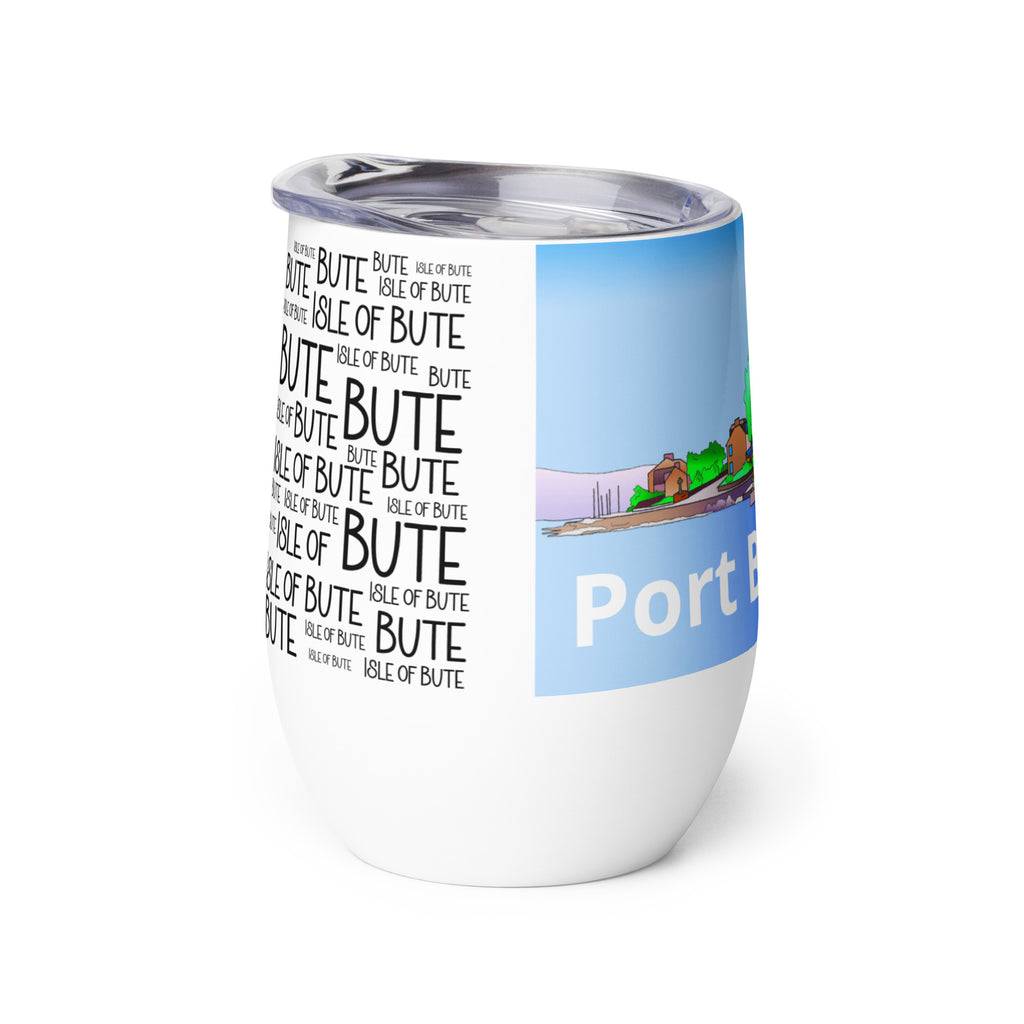 Port Bannatyne Isle of Bute Wine tumbler